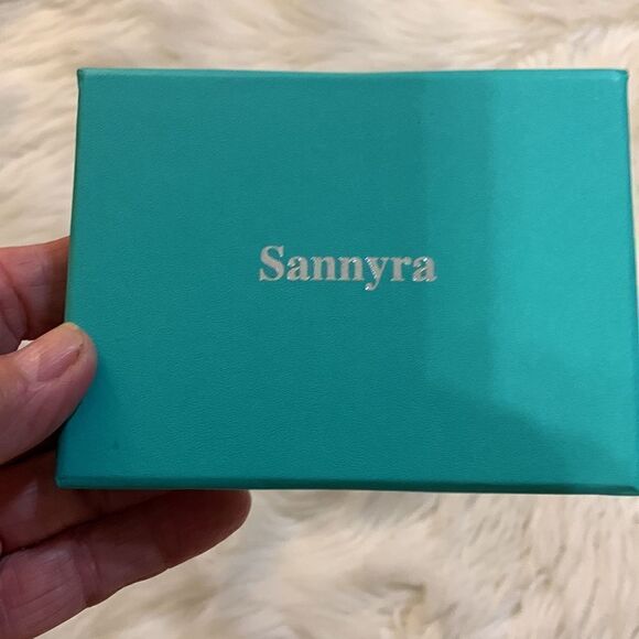 Sannyra Morse code initial disc beads “Enough” adjustable silk cord bracelet - Picture 3 of 4